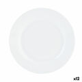 Plat Bord Quid Basic Cerâmica Branco (23 cm) (12 Unidades)