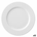 Plat Bord Ariane Prime Cerâmica Branco (24 cm) (12 Unidades)