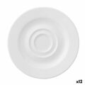 Prato Ariane Prime Espresso Cerâmica Branco (13 cm) (12 Unidades)