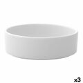 Saladeira Ariane Prime Cerâmica Branco (ø 21 cm) (3 Unidades)