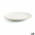 Recipiente de Cozinha Ariane Terra Oval Cerâmica Bege (ø 32 cm) (6 Unidades)