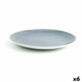 Plat Bord Ariane Terra Cerâmica Azul (ø 31 cm) (6 Unidades)