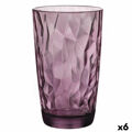 Copo Bormioli Rocco Diamond Roxo Vidro (470 Ml) (6 Unidades)