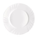 Prato de Sobremesa Bormioli Rocco Ebro Branco Vidro (20 cm) (36 Unidades)