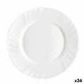 Prato de Sobremesa Bormioli Rocco Ebro Branco Vidro (20 cm) (36 Unidades)