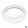 Recipiente de Cozinha Bormioli Rocco Ebro Oval Branco Vidro (36 cm) (12 Unidades)