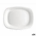 Recipiente de Cozinha Bormioli Rocco Parma Retangular Branco Vidro (20 X 28 cm) (24 Unidades)