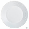 Prato Fundo Luminarc Harena Branco Vidro (ø 23,5 cm) (24 Unidades)