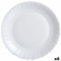 Recipiente de Cozinha Luminarc Feston Branco Vidro (ø 30 cm) (6 Unidades)