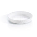 Recipiente de Cozinha Luminarc Trianon Oval Branco Vidro (ø 26 cm) (6 Unidades)