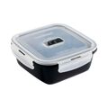 Lancheira Hermética Luminarc Pure Box Preto 1,22 L Vidro (6 Unidades)