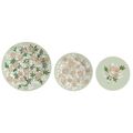 Conjunto de Pratos Dkd Home Decor 18 Unidades Porcelana (27 X 27 X 3 cm)