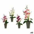 Planta Decorativa Orquídea Plástico (8 X 35 X 14 cm) (12 Unidades)