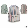 Mochila Escolar Riscas Multicolor 13 X 45 X 31 cm 12 Unidades