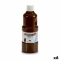 Têmperas Castanho 400 Ml (6 Unidades)