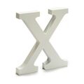 Letra X Madeira Branco (1,8 X 21 X 17 cm) (12 Unidades)