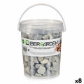 Bote 1,5 kg Pedras Decorativas Cinzento Claro (8 Unidades)