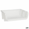 Cesta para Verduras Branco Polipropileno (30 X 13,5 X 38,7 cm) (24 Unidades)