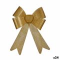 Adorno Natalício Laço Dourado Pvc (23 X 3 X 30 cm) (24 Unidades)