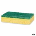 Conjunto de Esfregões Verde Amarelo Cellulose Fibra Abrasiva (10,5 X 6,7 X 2,5 cm) (26 Unidades)