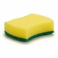 Esfregão Amarelo Verde Fibra Sintética 10 X 3 X 7,5 cm (96 Unidades)