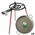 Sertã para Paelha em Fogão a Gás ø 46 cm Conjunto Metal (4 Unidades)