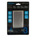 Powerbank Grundig 4000 Mah Prateado (6 Unidades)