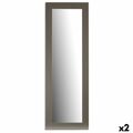 Espelho de Parede Prateado Madeira Vidro 52,5 X 155 X 1,5 cm (2 Unidades)