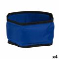 Coleira para Cães Azul Preto Pvc Gel 8 X 1 X 66 cm Refrigerante (4 Unidades)