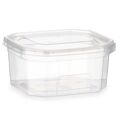 Lancheira Retangular com Tampa Transparente Polipropileno 370 Ml 10,7 X 5,5 X 11,7 cm (24 Unidades)