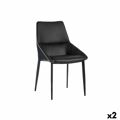 Poltrona Entrançado Azul Preto Aço 50 X 87 X 61 cm (2 Unidades)