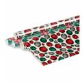 Papel de Embrulho 70 X 200 cm Bolas de Natal Multicolor (50 Unidades)