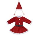 Fantasia para Crianças 9-13 Anos Mãe Natal Branco Vermelho (6 Unidades)