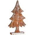 Figura Decorativa árvore de Natal Prateado Madeira 5 X 49,5 X 26 cm (6 Unidades)