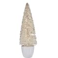 Figura Decorativa árvore de Natal Branco Plástico 10 X 33 X 10 cm (6 Unidades)