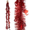 Grinalda de Natal Enfeite Cintilante Exaustores Vermelho Plástico 12 X 12 X 200 cm (36 Unidades)