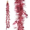 Grinalda de Natal Enfeite Cintilante Exaustores Cor de Rosa Plástico 12 X 12 X 200 cm (36 Unidades)