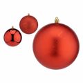 Conjunto de Bolas de Natal Vermelho Plástico 12 X 13 X 12 cm (6 Unidades)