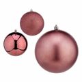 Conjunto de Bolas de Natal Cor de Rosa Plástico ø 12 cm (6 Unidades)