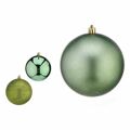 Conjunto de Bolas de Natal Verde Plástico 10 X 11 X 10 cm (12 Unidades)