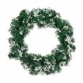 Coroa de Natal Branco Verde 47 X 10 X 47 cm (8 Unidades)