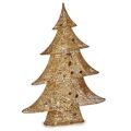 Figura Decorativa árvore de Natal Metal Dourado 12 X 59,5 X 48,5 cm (3 Unidades)