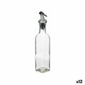 Galheteiro Transparente Vidro Aço 250 Ml (12 Unidades)