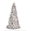 Figura Decorativa árvore de Natal Enfeite Cintilante Prateado Polipropileno Pet 24 X 46 X 24 cm (24 Unidades)