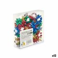 Argolas Brilho Multicolor Pvc 4 cm (12 Unidades)