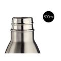 Termo Prateado 500 Ml Aço Inoxidável (6 Unidades)