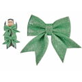 Conjunto de Decorações de Natal Laço Verde Plástico 17 X 2 X 13 cm (36 Unidades)