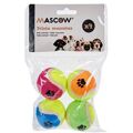 Brinquedo para Cães Bola Multicolor ø 4,5 cm Polietileno Polipropileno Abs (12 Unidades)