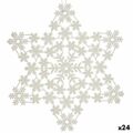 Adorno Natalício Estrela Branco 31,5 X 32 X 0,1 cm (24 Unidades)