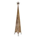 árvore de Natal Torre Estrela Dourado Metal Plástico 39 X 186 X 39 cm (4 Unidades)